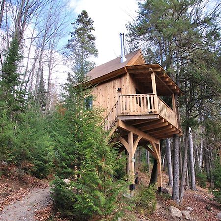 Les Cabanes Du Trappeur Wentworth-Nord Exterior foto