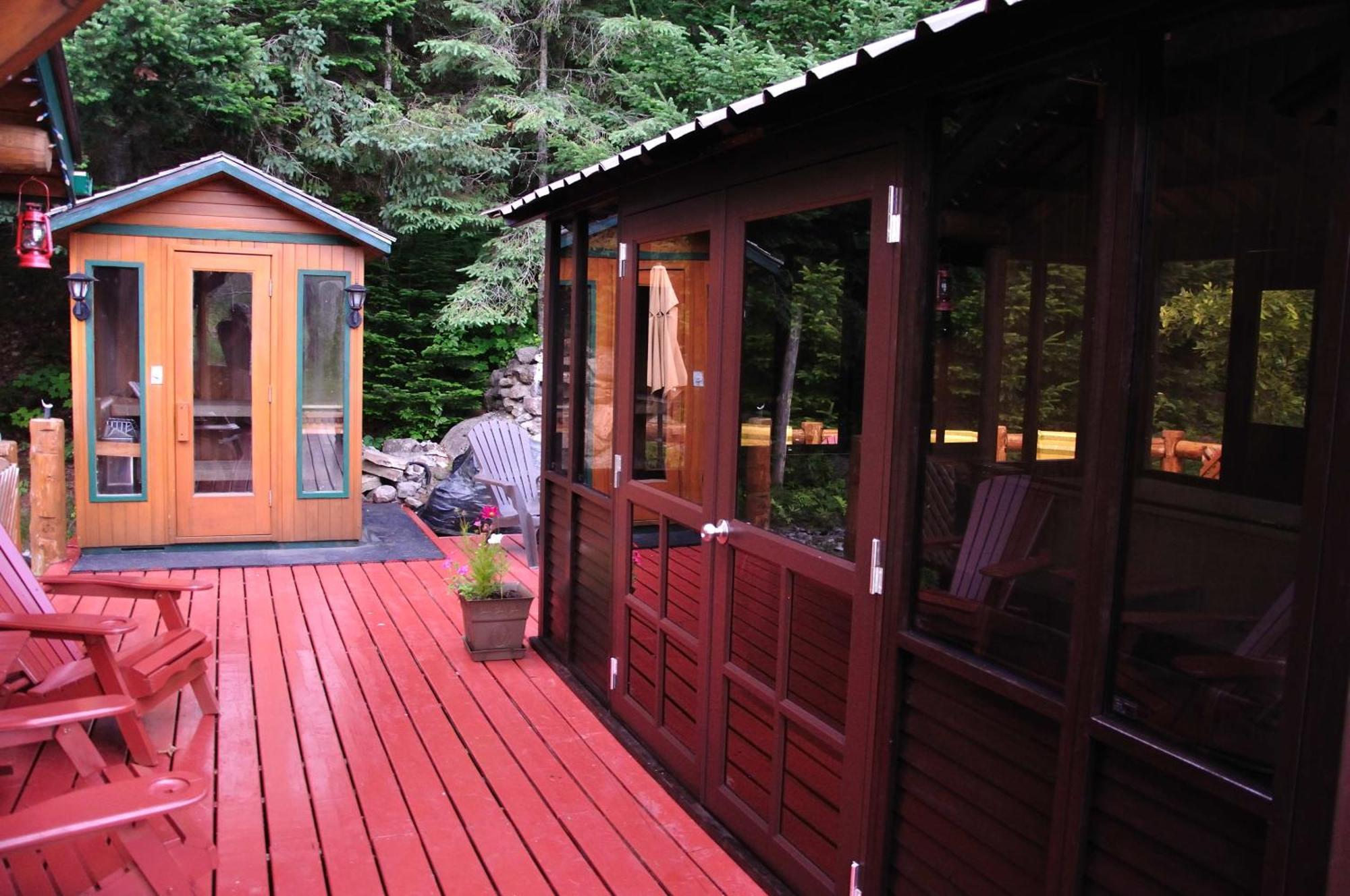 Les Cabanes Du Trappeur Wentworth-Nord Exterior foto