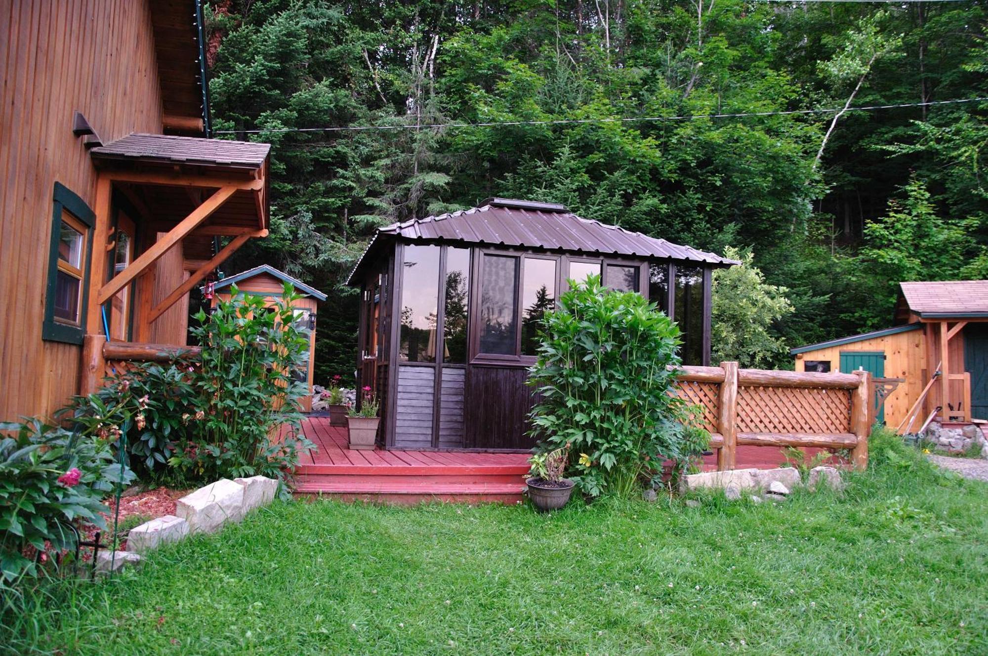 Les Cabanes Du Trappeur Wentworth-Nord Exterior foto