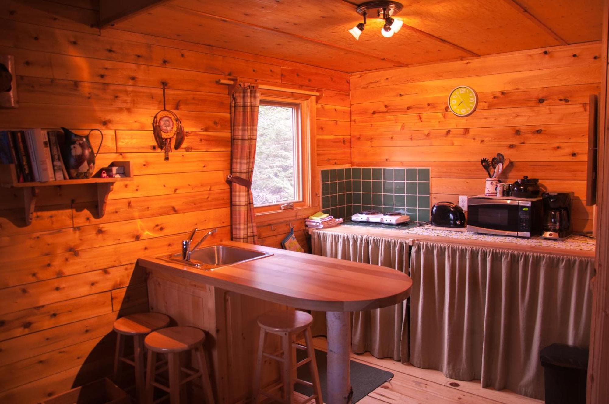 Les Cabanes Du Trappeur Wentworth-Nord Exterior foto