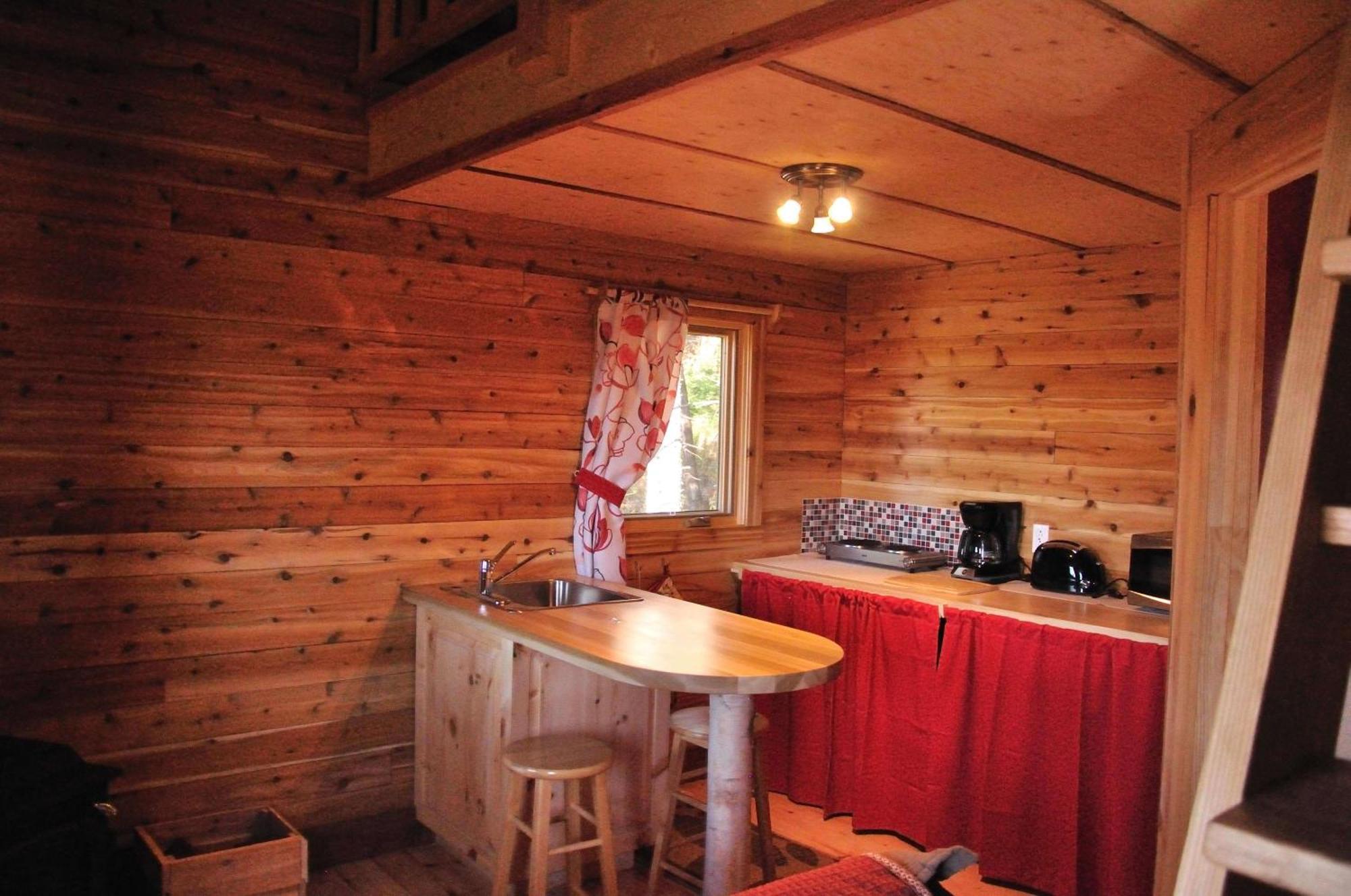 Les Cabanes Du Trappeur Wentworth-Nord Exterior foto