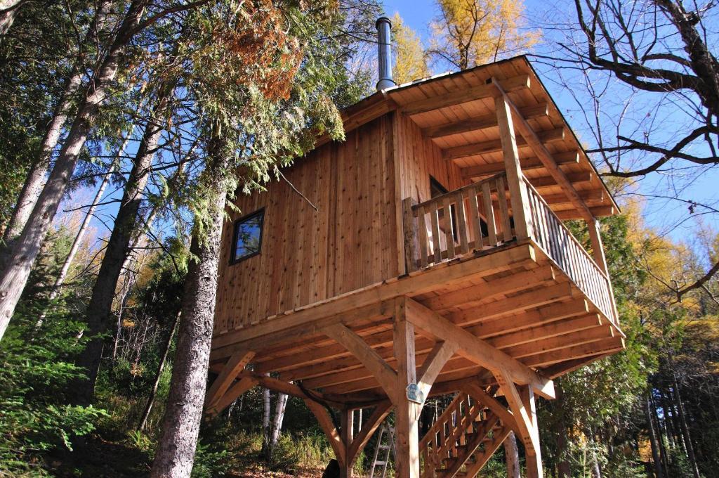 Les Cabanes Du Trappeur Wentworth-Nord Cameră foto