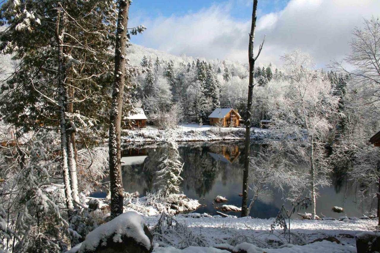 Les Cabanes Du Trappeur Wentworth-Nord Exterior foto